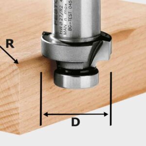 Fresa a raggio concavo HW R6-OFK 500