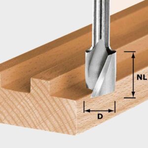 Fresa elicoidale per scanalature HW Spi S8 D4/10