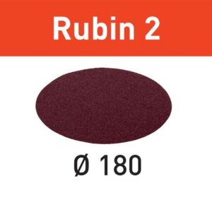 Disco abrasivo Rubin 2 STF D180/0 P100 RU2/50