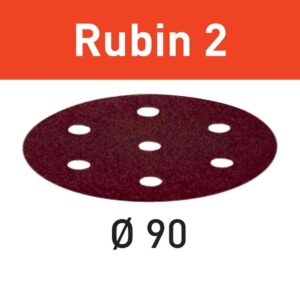 Disco abrasivo Rubin 2 STF D90/6 P220 RU2/50